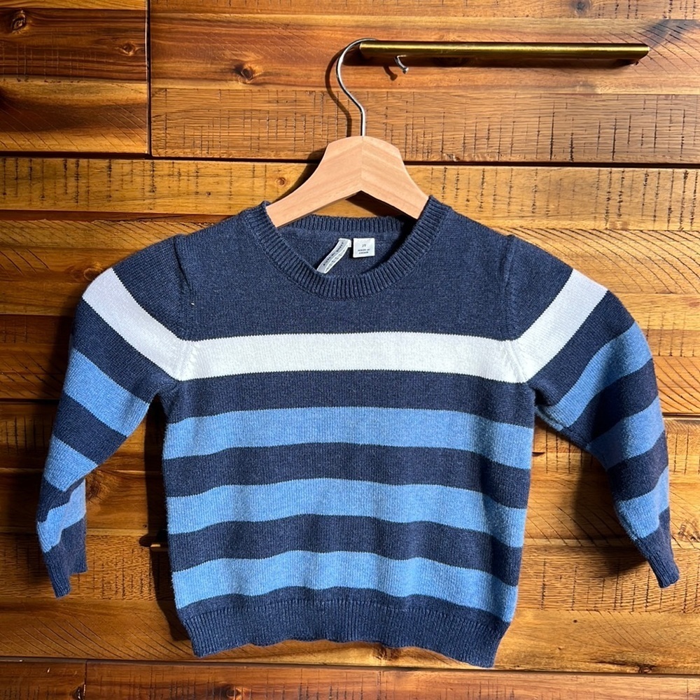 Janie & Jack Boys Striped Sweater